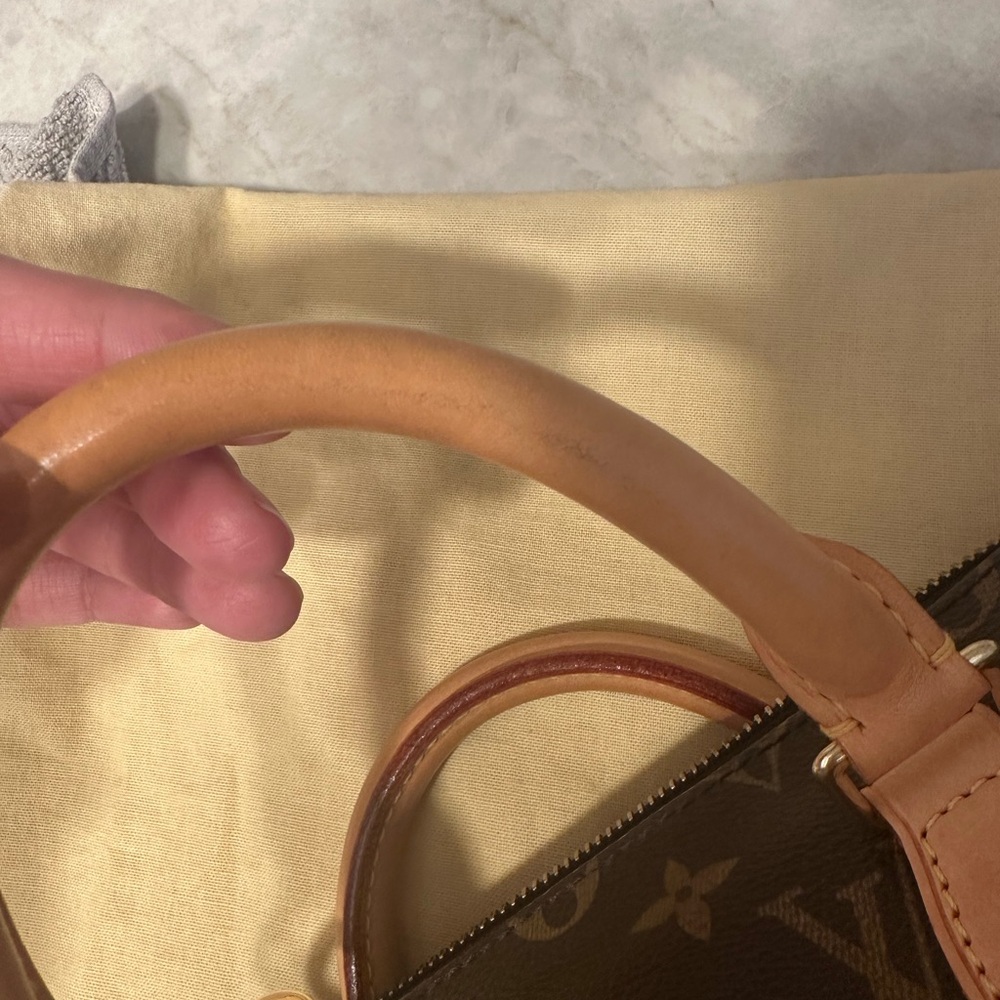 Louis Vuitton Brown Monogram Satchel - Picture 7 of 11
